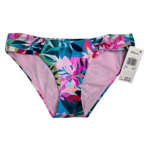 Raisins Sunday Tropical Print Bikini Bottoms XS New